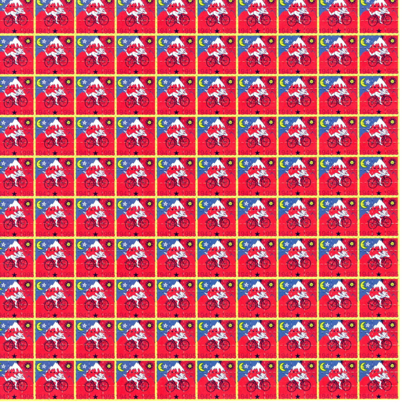 Albert Hofmann | 1995 Red Bike Ride | 100 Panel