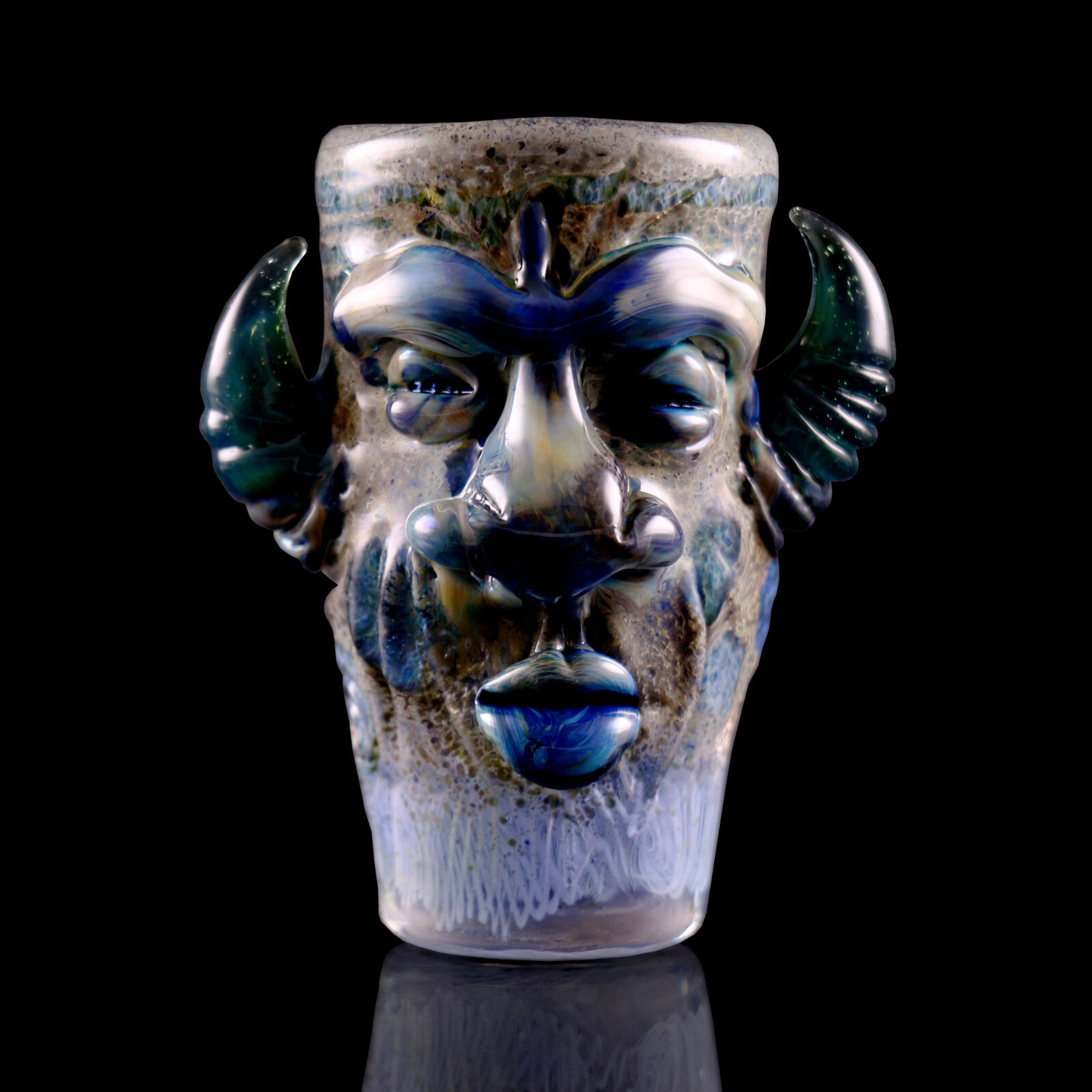Blue - Horned Totem | Shot Glass
