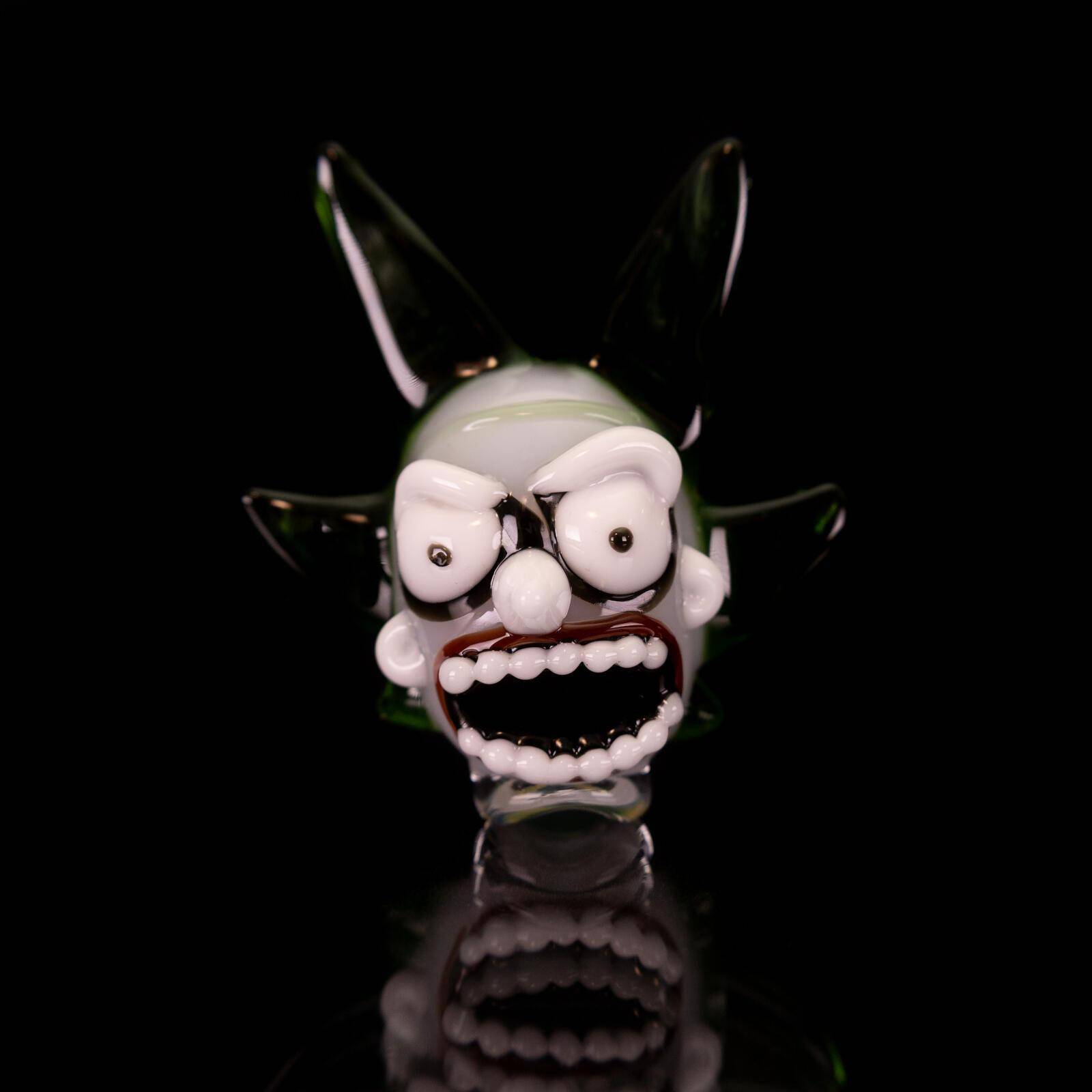Rick & Morty | White & Green Rick Spoon Pipe