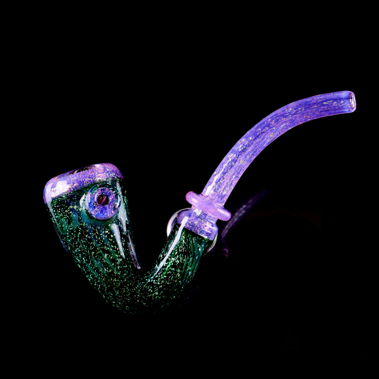 Dichroic Green and Violet Pipe Dichroic Green and Violet Pipe