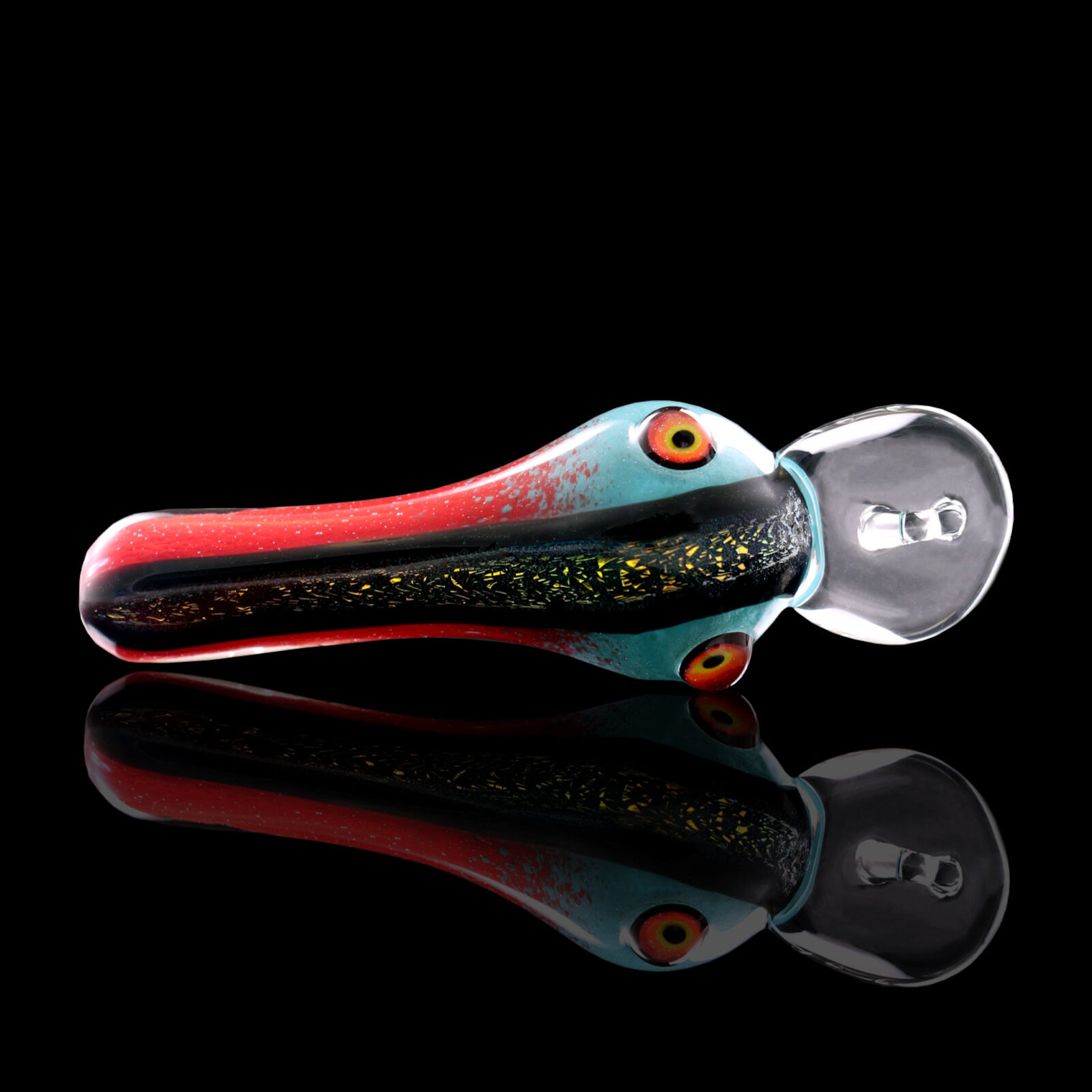 Fishing Lure Pipe - Red & Blue