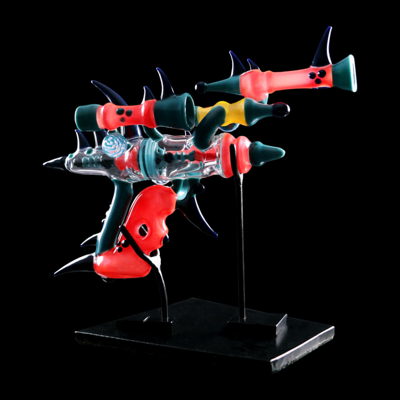 Red and Turquoise Lasergun Rig Red and Turquoise Lasergun Rig