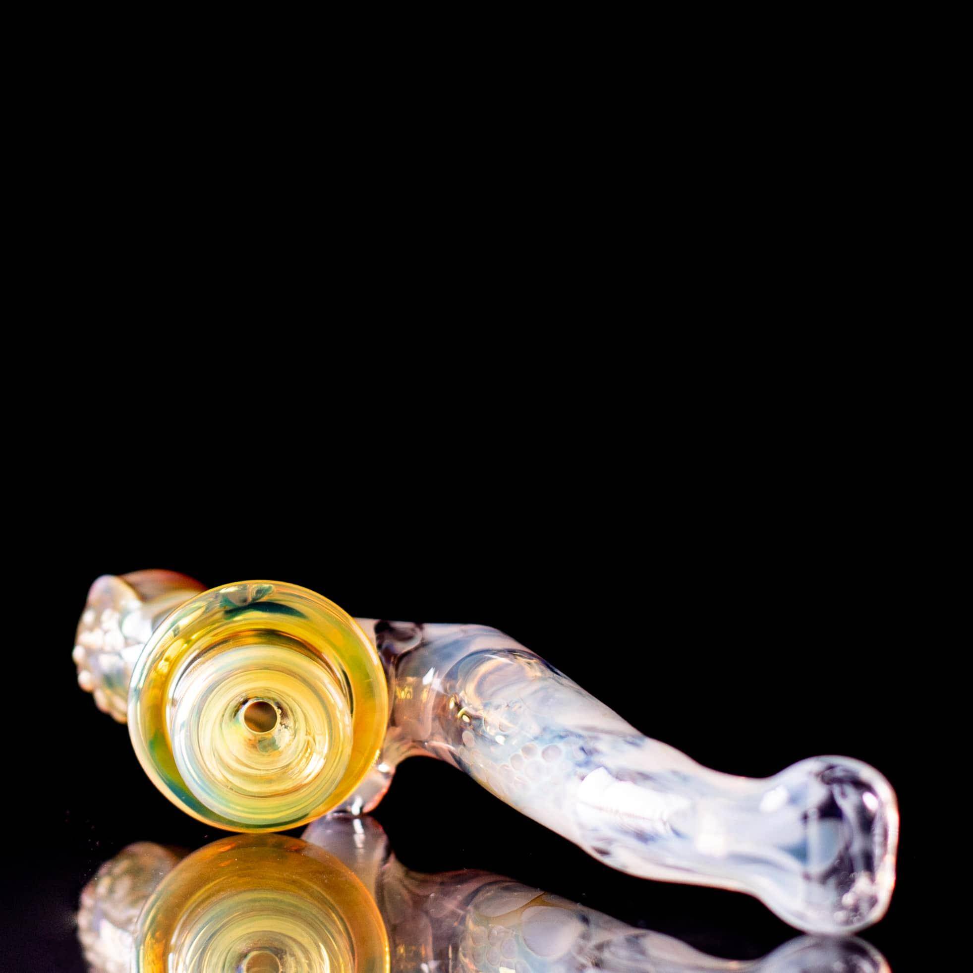 Fumed Skull with Hat Sherlock Pipe