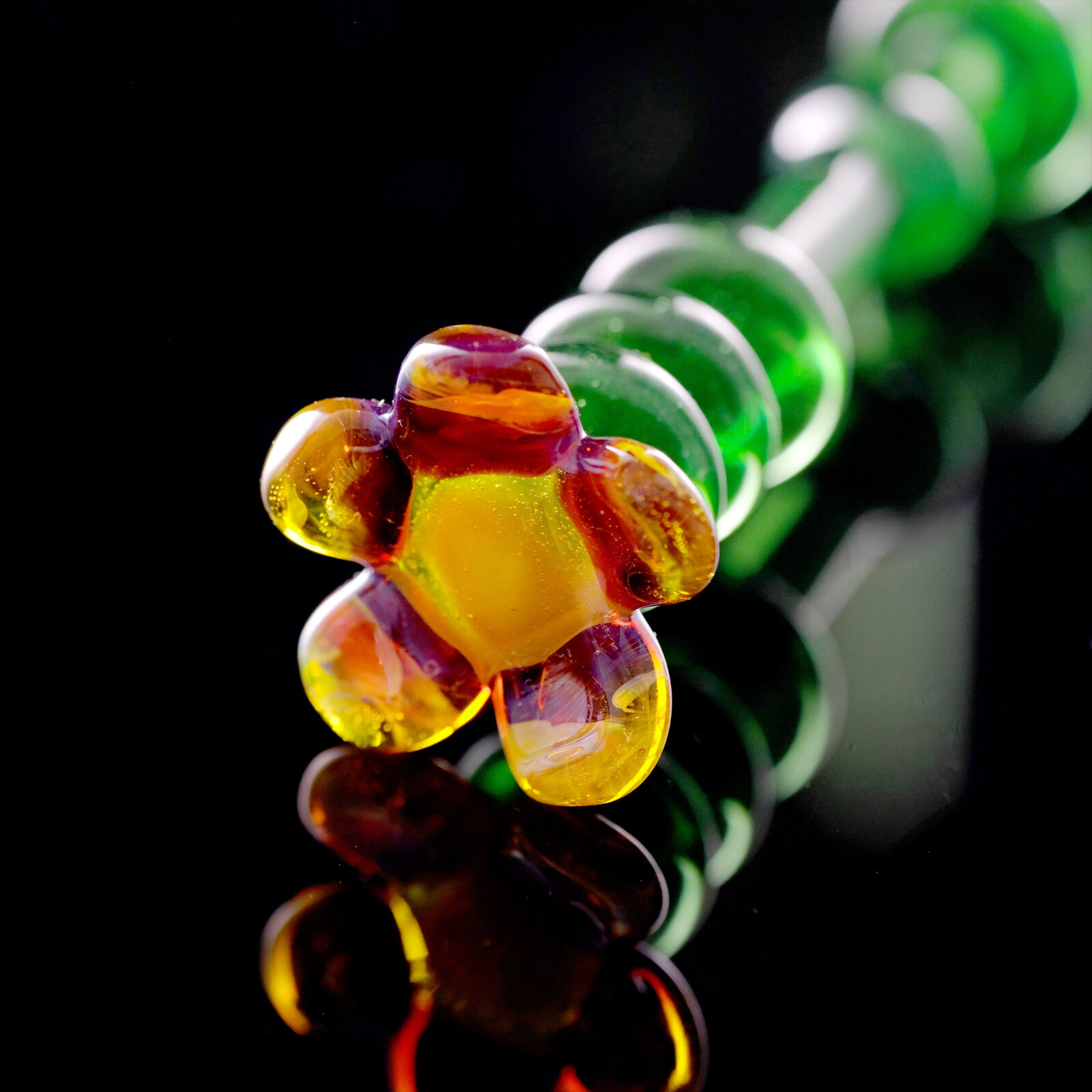 Zinnia Flower Rig mit Dabber