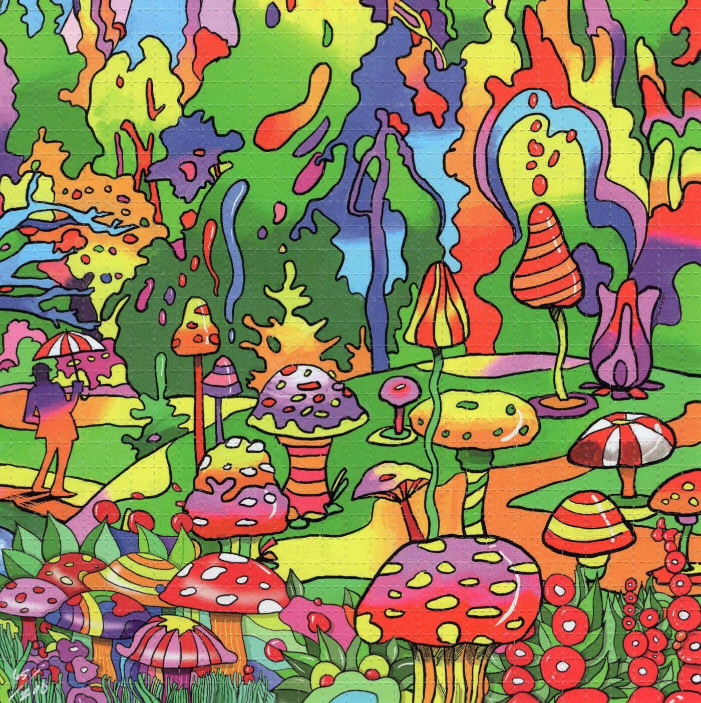 Psychedelic Mushroom Field | Limited and Numbered Edition of 200 Psychedelic Mushroom Field | Limited and Numbered Edition of 200