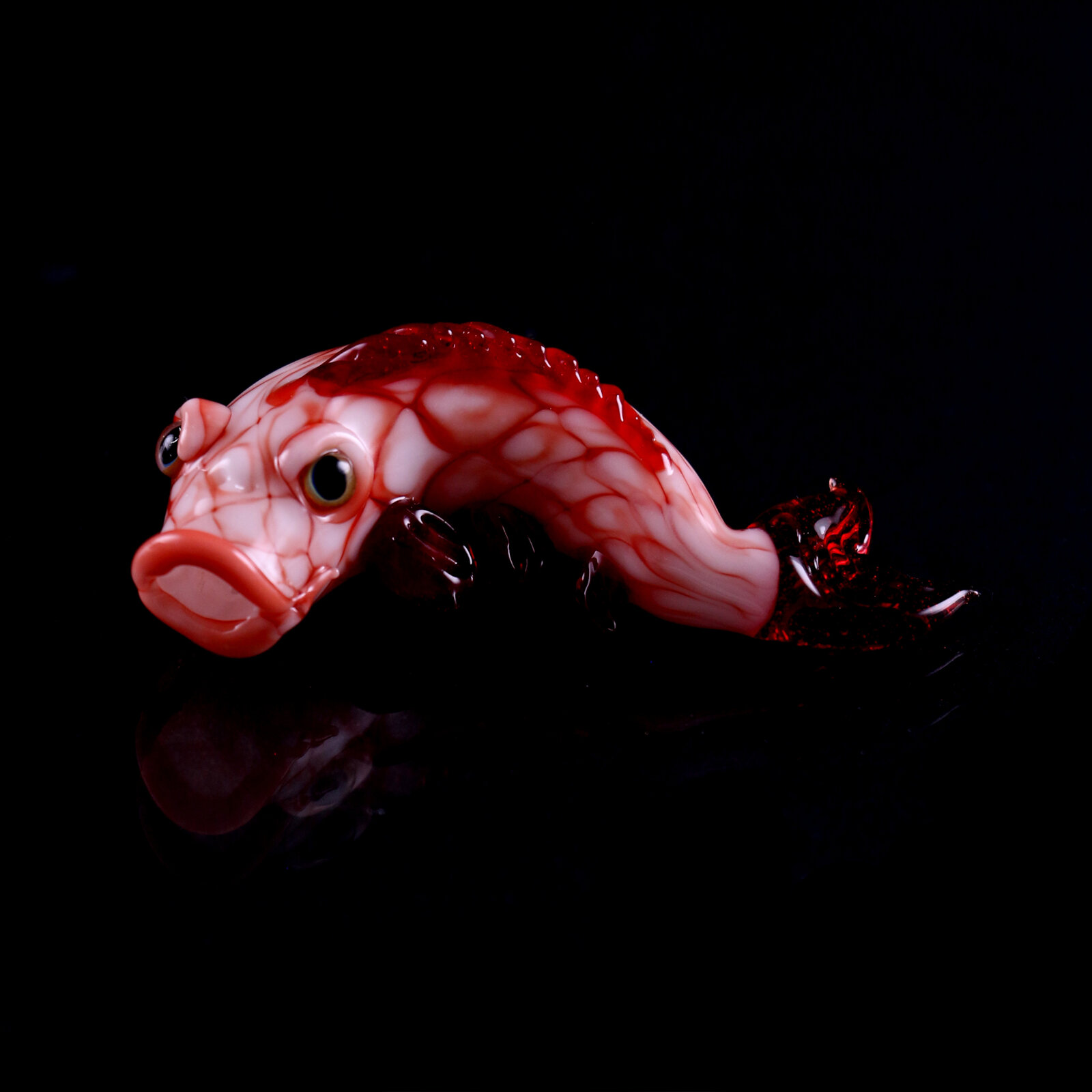 Koi Rig Set Red with Carb Cap and Pendant