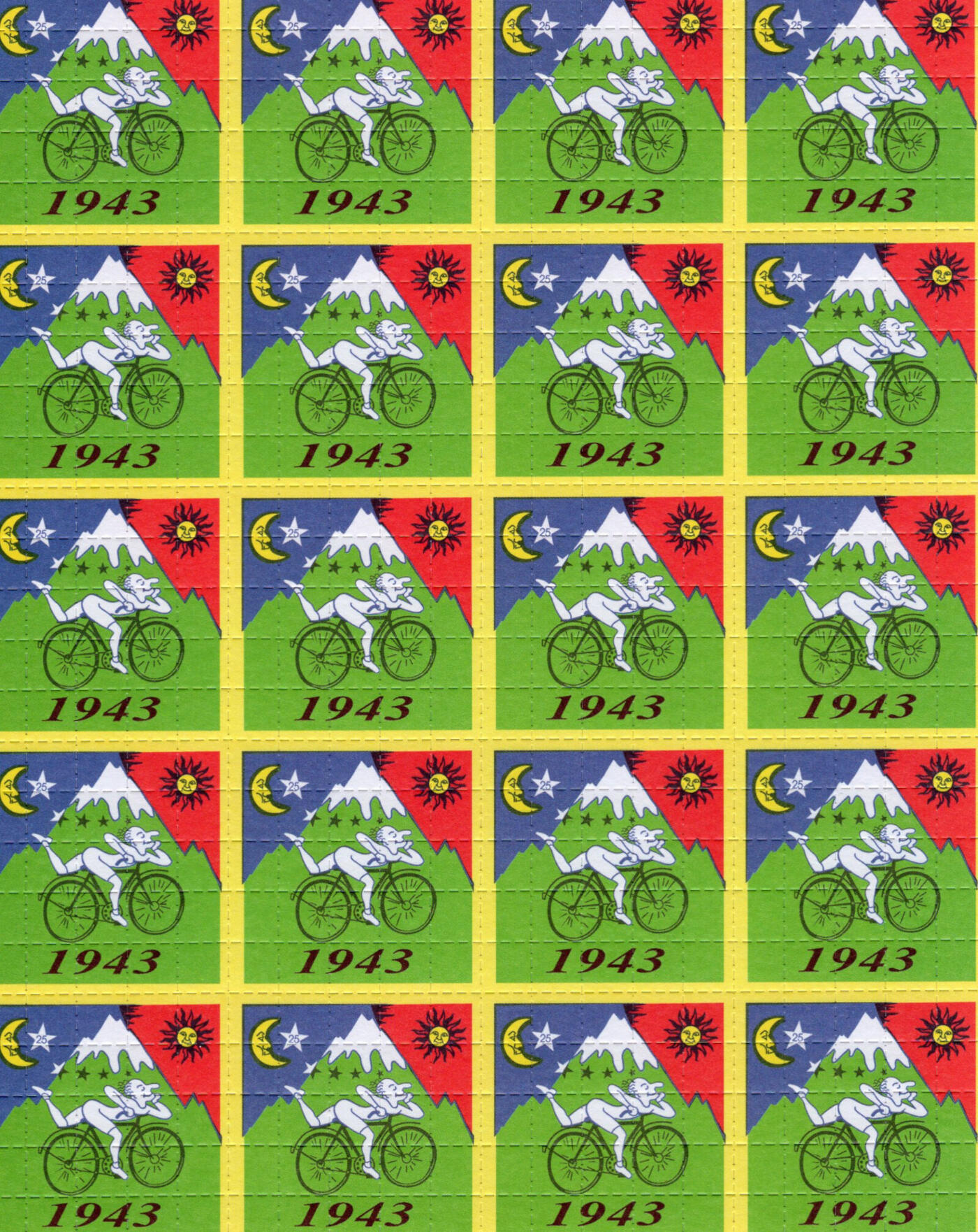 Albert Hofmann | 1943 Bike Ride | 20 Panel