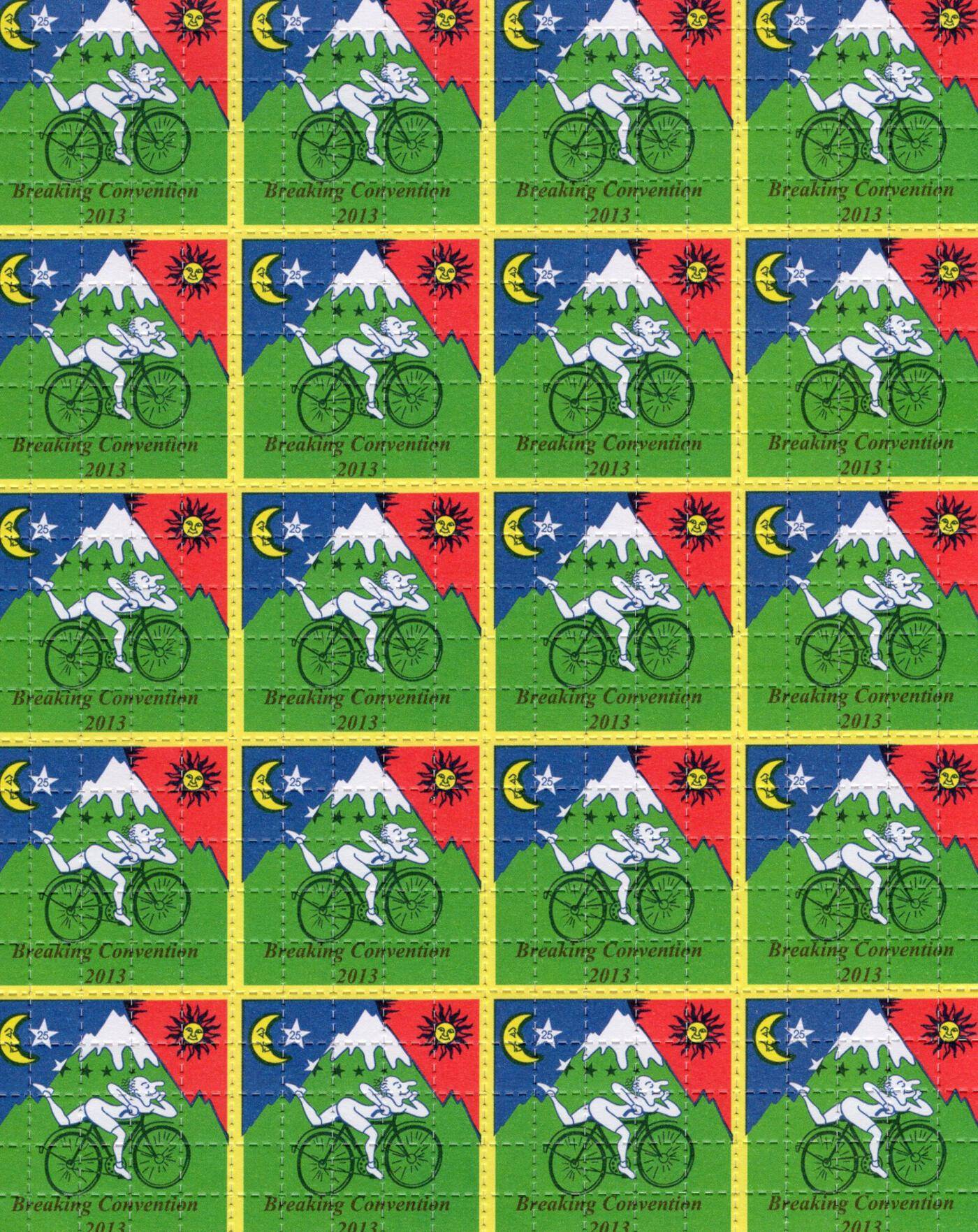 Albert Hofmann | 2013 Rare Breaking Convention Bike Ride | 20 Panel | Reject Sheets