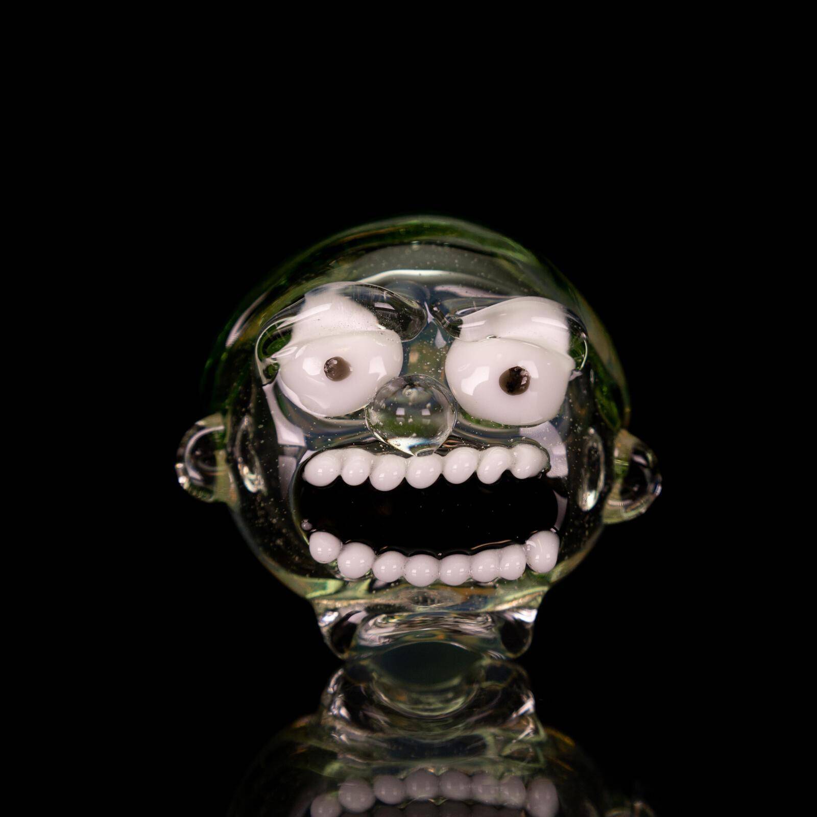 Rick & Morty | Clear & Green Morty Spoon Pipe