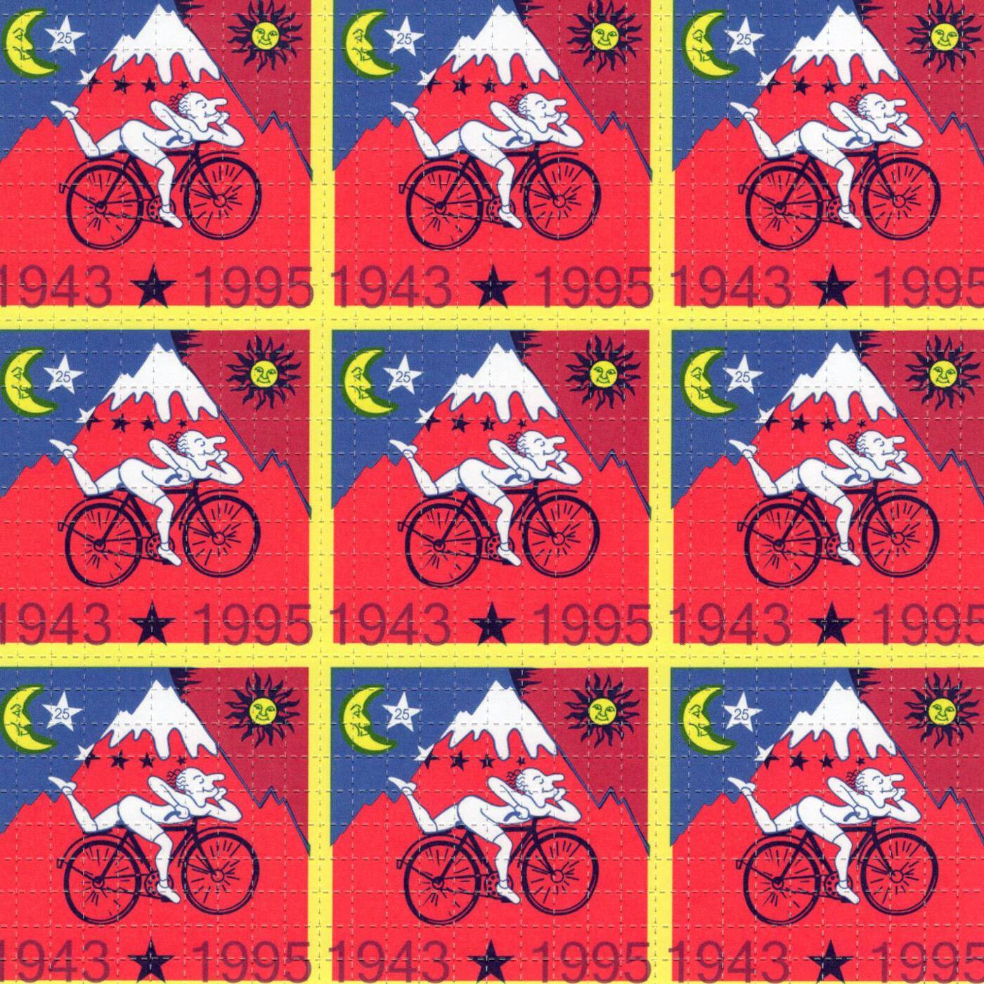 Albert Hofmann | Bike Ride Red | 9 Panel