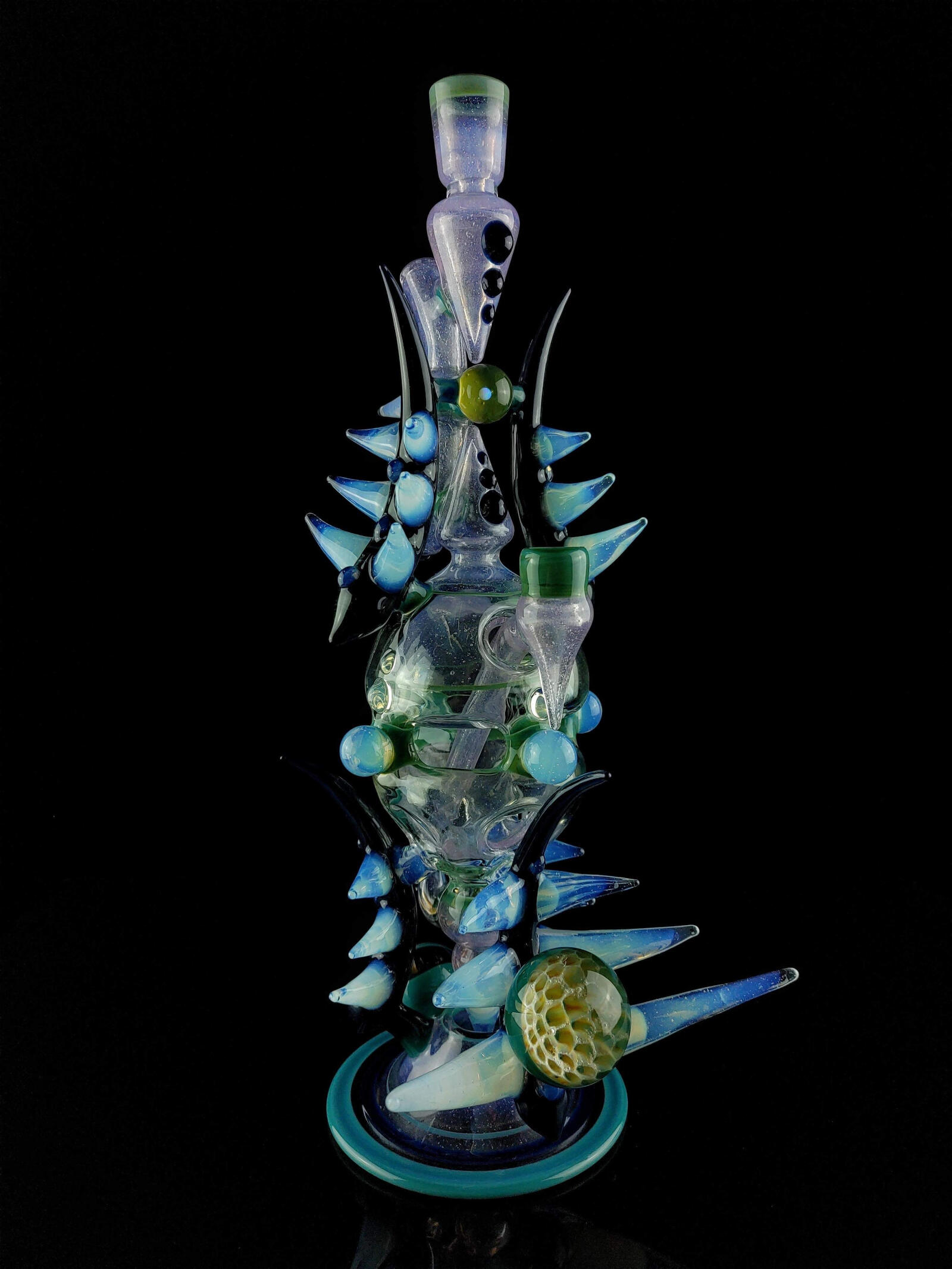 Colored High Tower Faberge Egg Rig