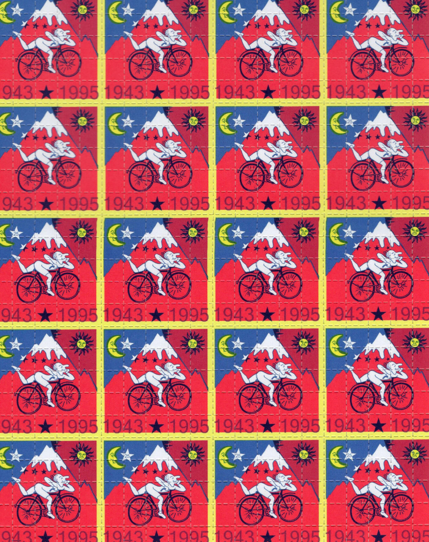 Albert Hofmann | Bike Ride Red | 20 Panel