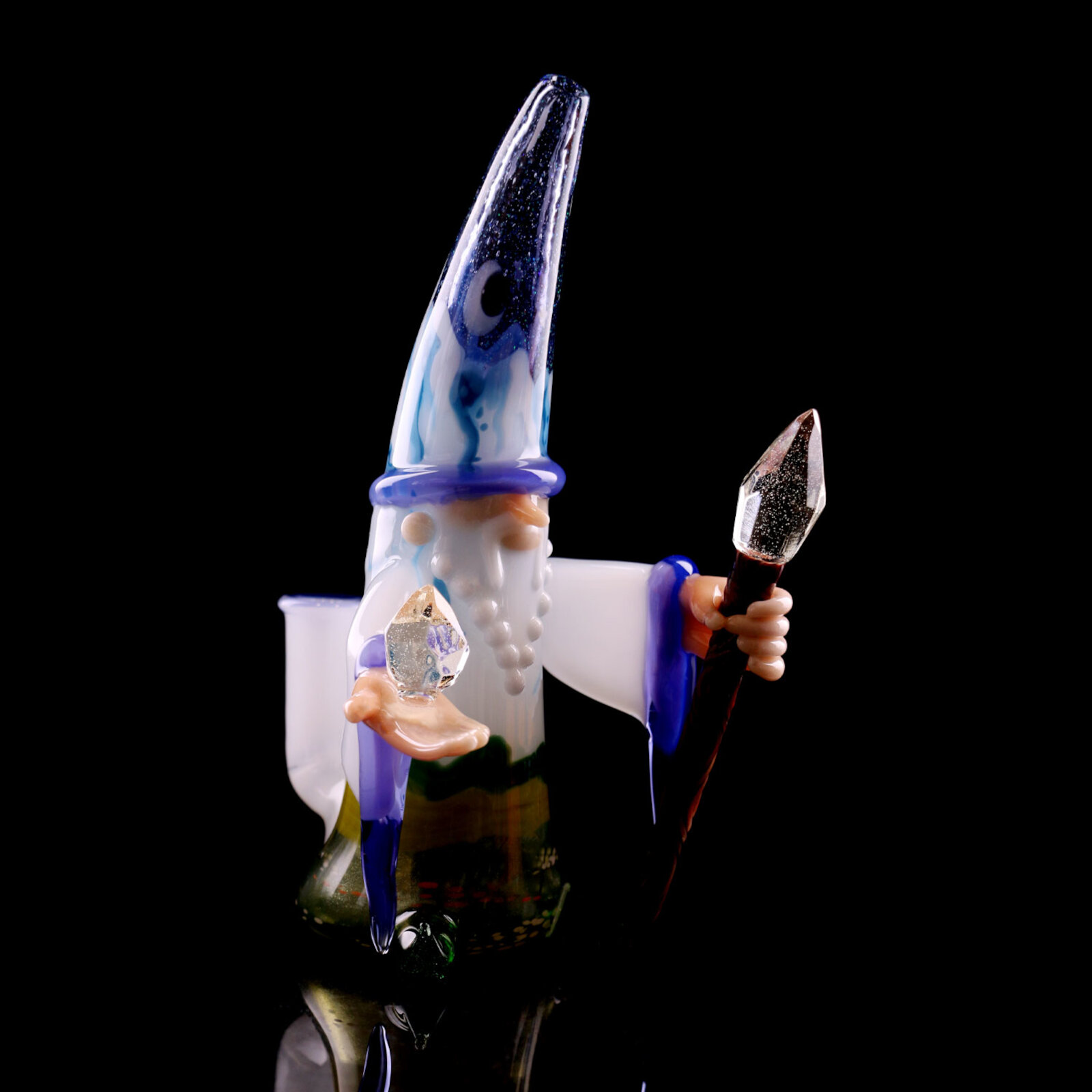 Fumed Wizard Dab Rig mit Kristall Dabber