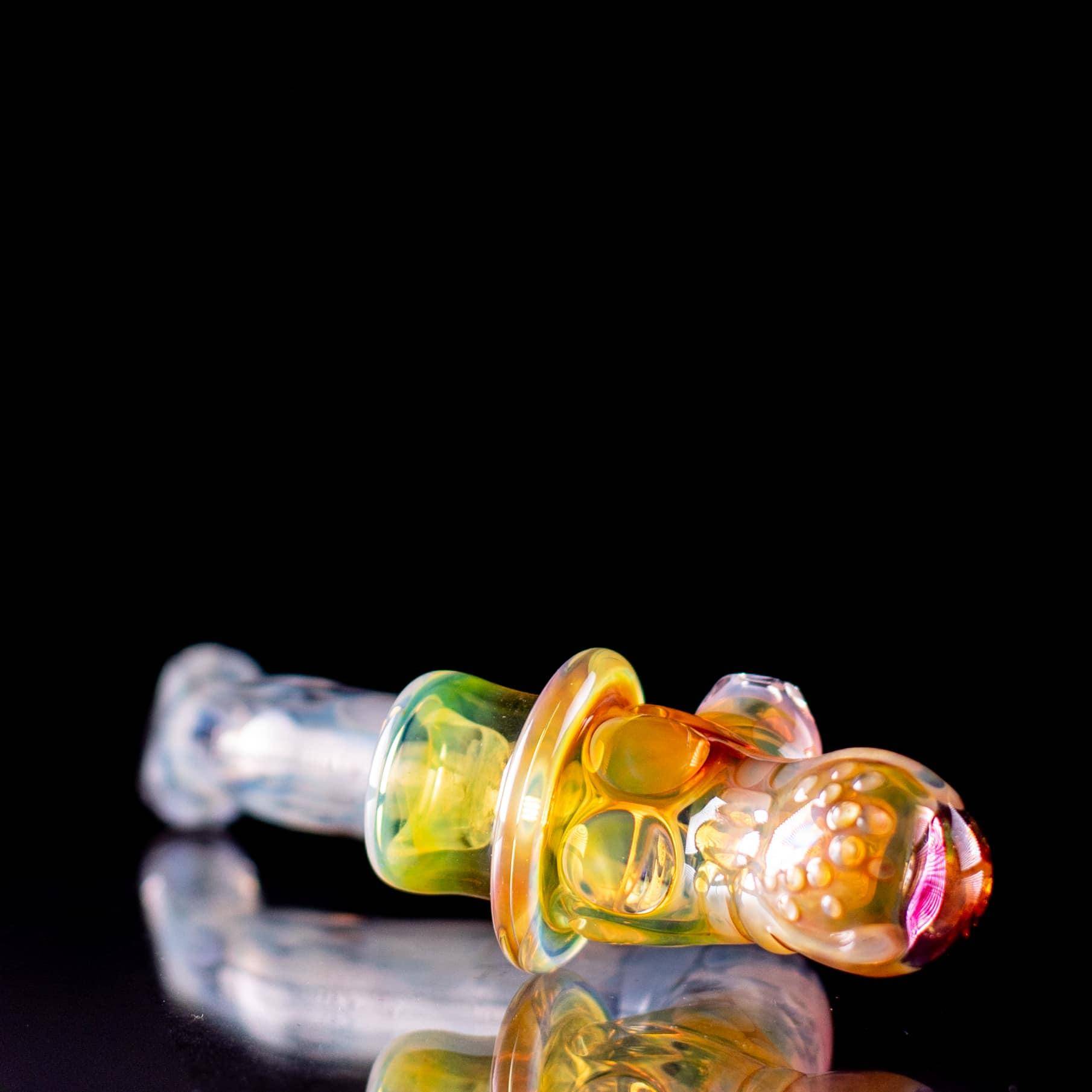Fumed Skull with Hat Sherlock Pipe