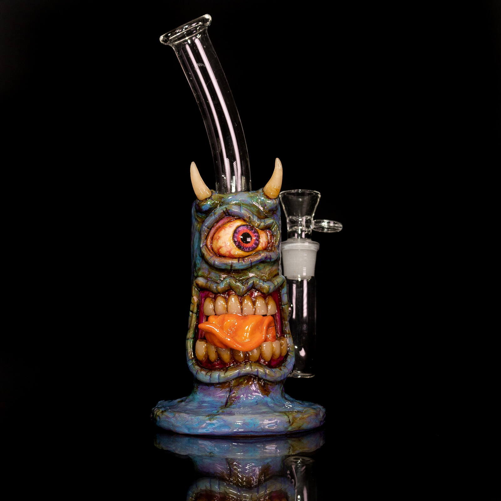 Blue Demon with Tongue Rig