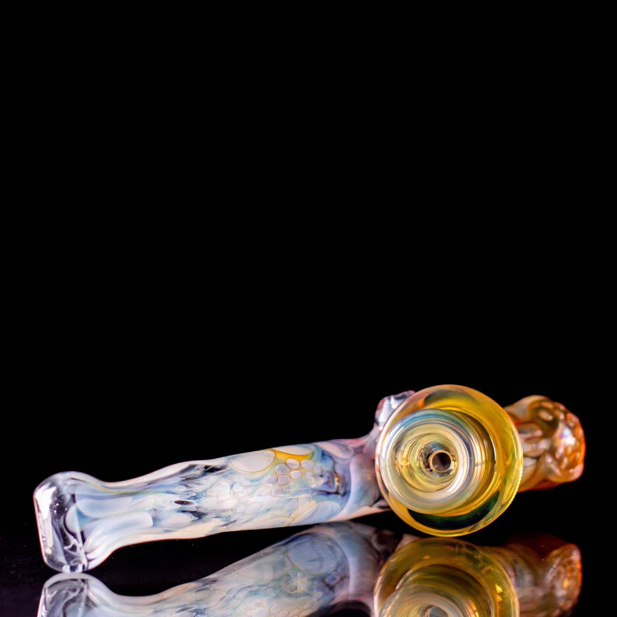 Fumed Skull with Hat Sherlock Pipe