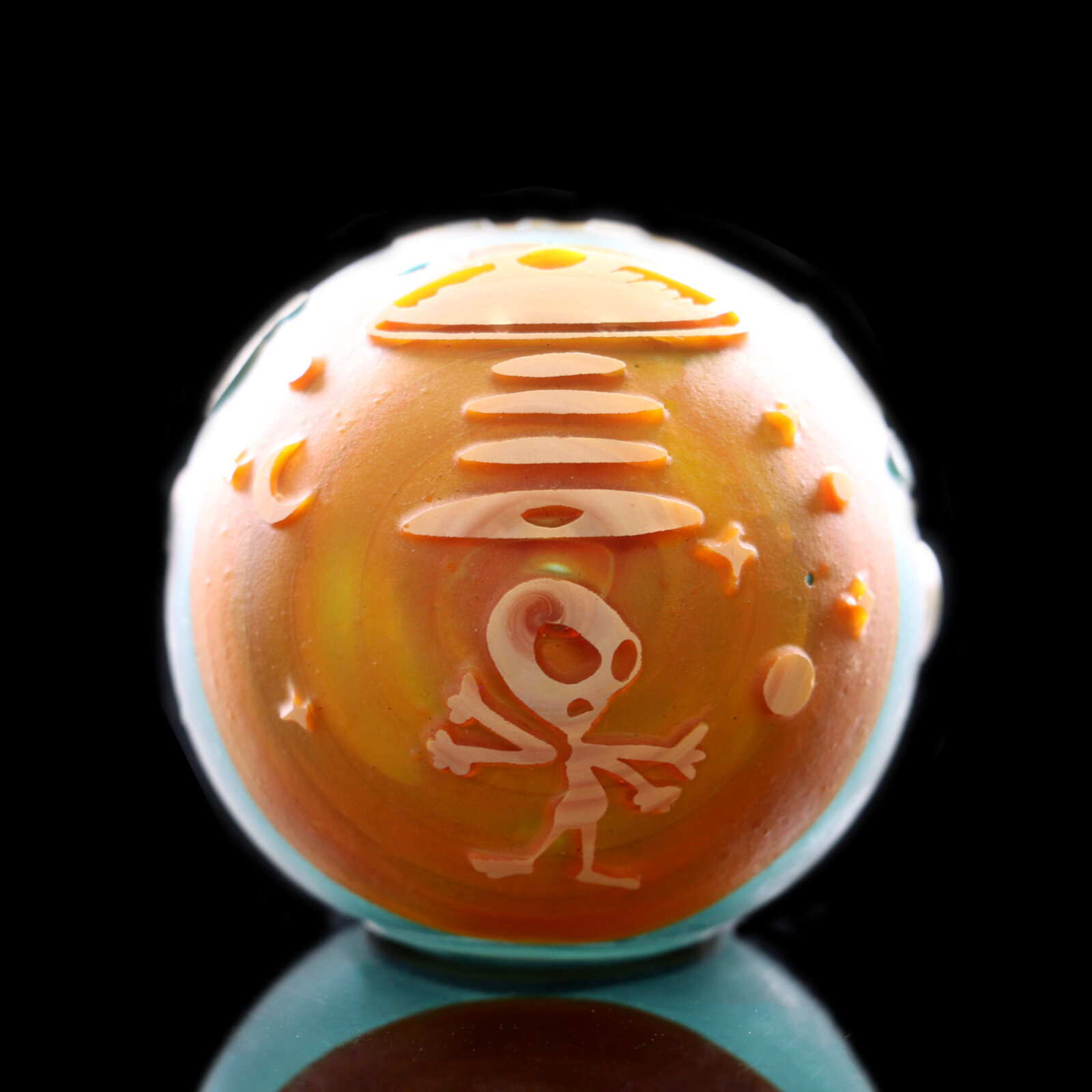Sandblasted Alien Spoon