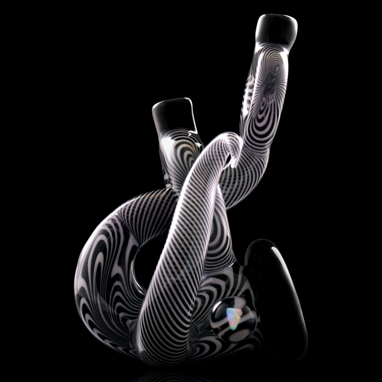 Black and White Sherlock Glass-Pipe