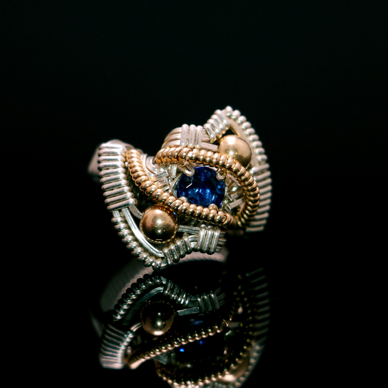 Blue Tourmaline Ring