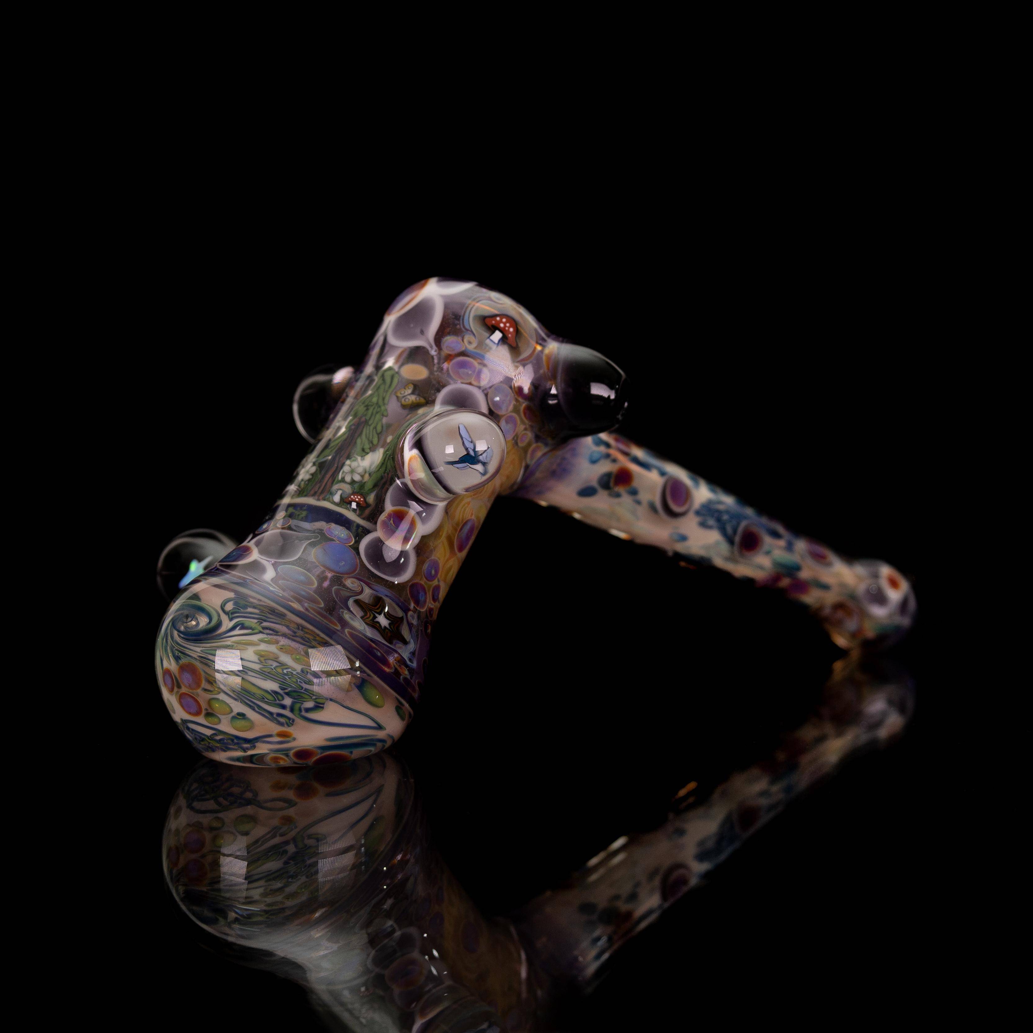 Forest Hammer Pipe with Opal Forest Hammer Pipe with Opal
